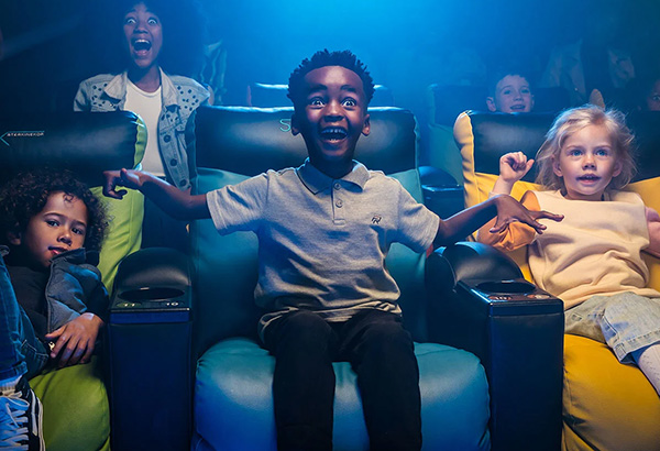 Kids enjoying cinema at Ster Kinekor